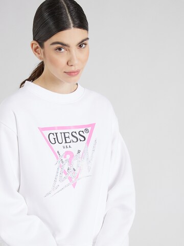 GUESS Sweatshirt i vit