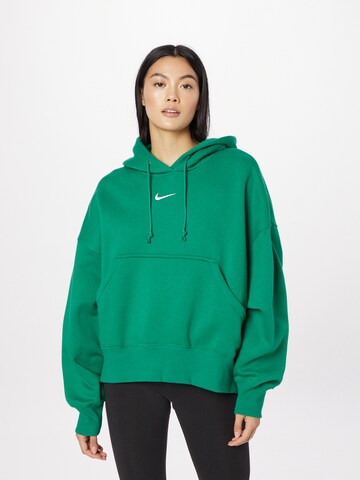 Nike Sportswear Sweatshirt 'PHOENIX FLEECE' in Green: front