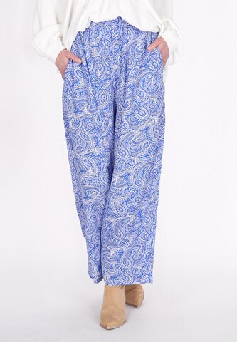 usha FESTIVAL Wide leg Broek in Blauw: voorkant