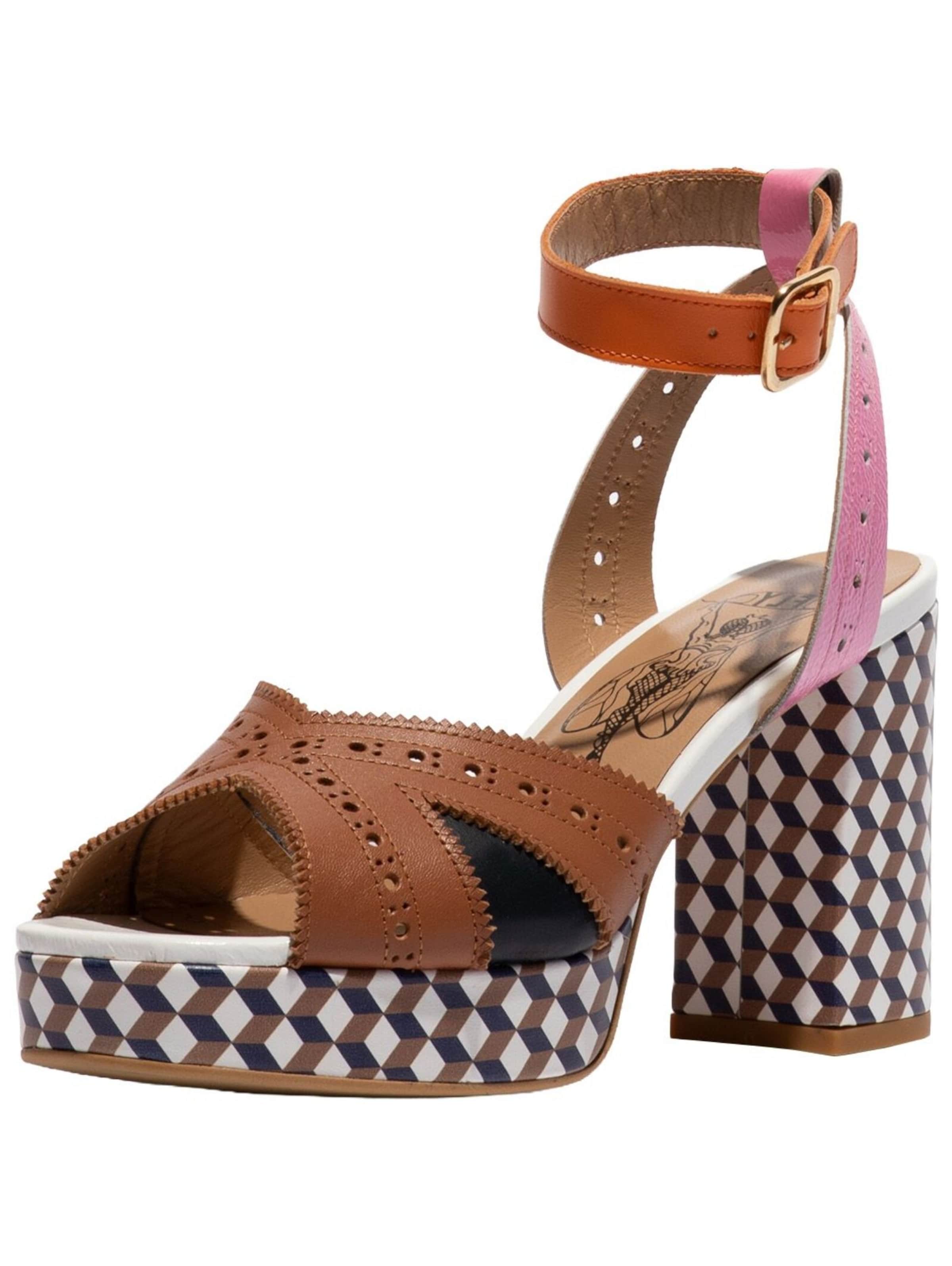 FLY LONDON Sandale in Braun: Vorderseite