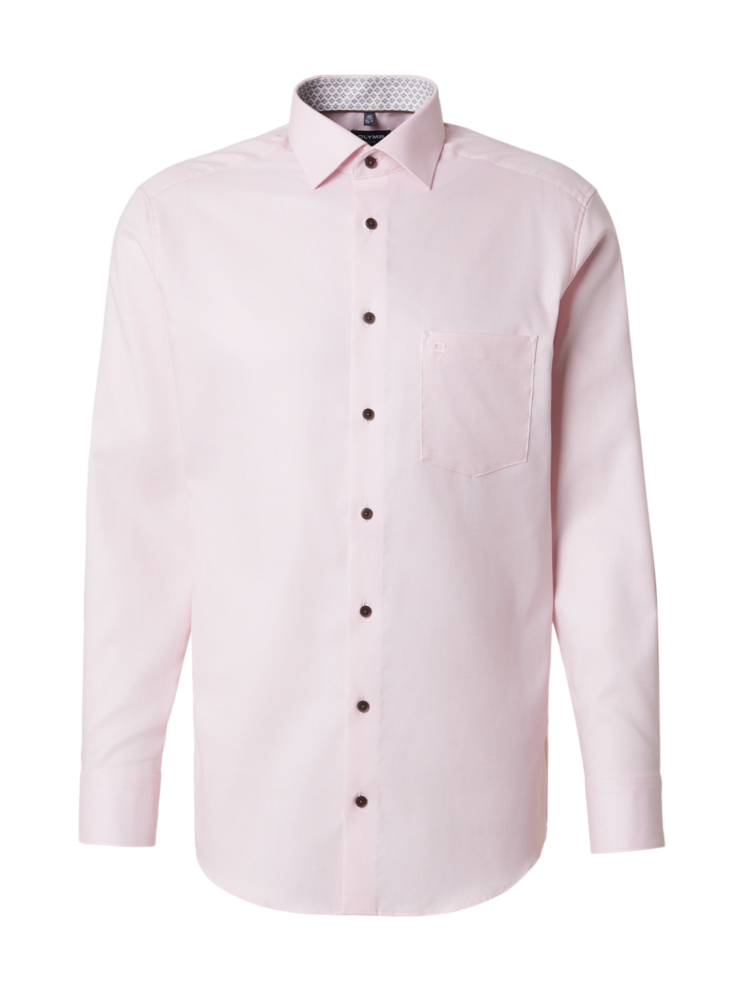 OLYMP Regular Fit Paita 'Luxor' värissä vaaleanpunainen: etupuoli