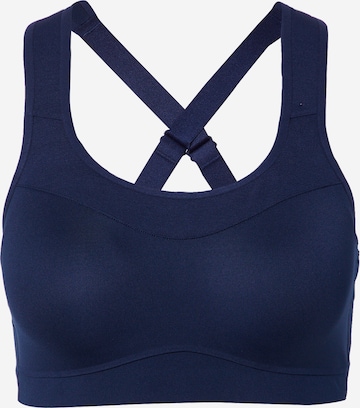 ADIDAS PERFORMANCE Bralette Sports Bra in Blue: front