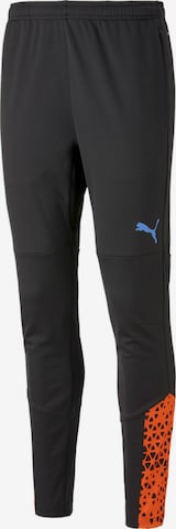 PUMA Slim fit Workout Pants in Black: front