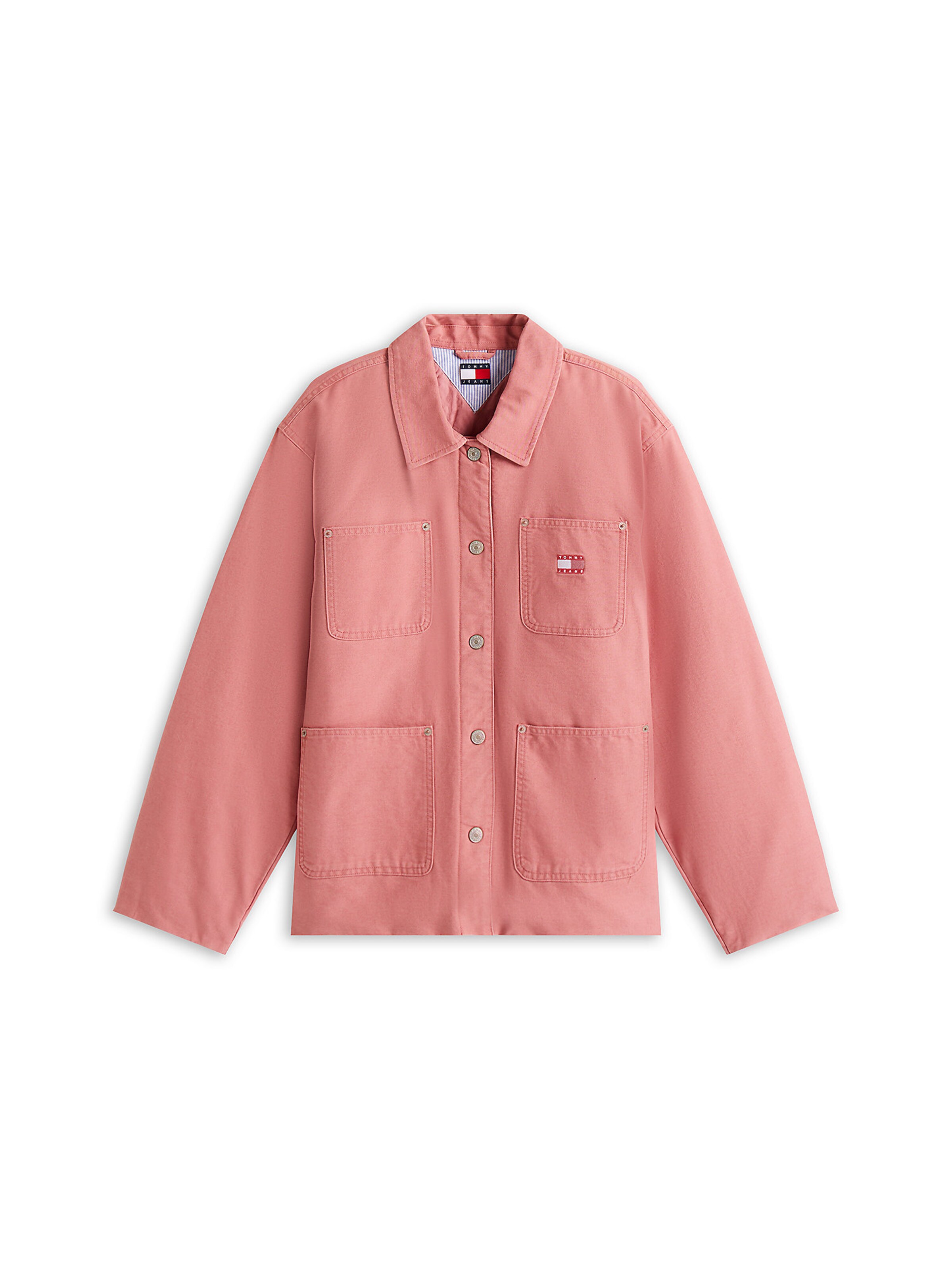 Tommy Jeans Jacke in Pink: Vorderseite
