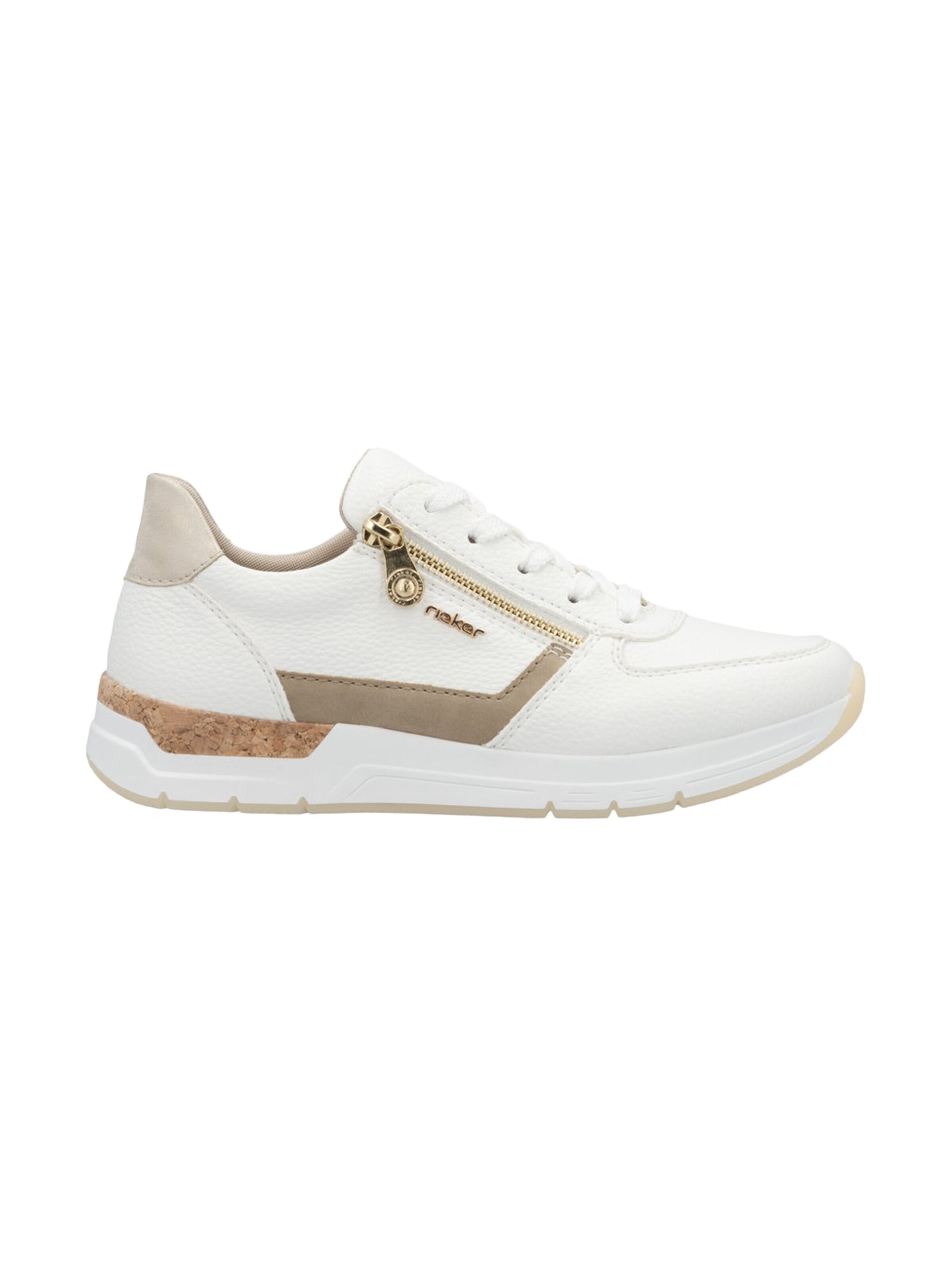 Scarpa stringata sportiva di Rieker in bianco