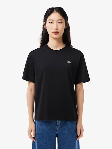 LACOSTE - Camisa em preto: frente