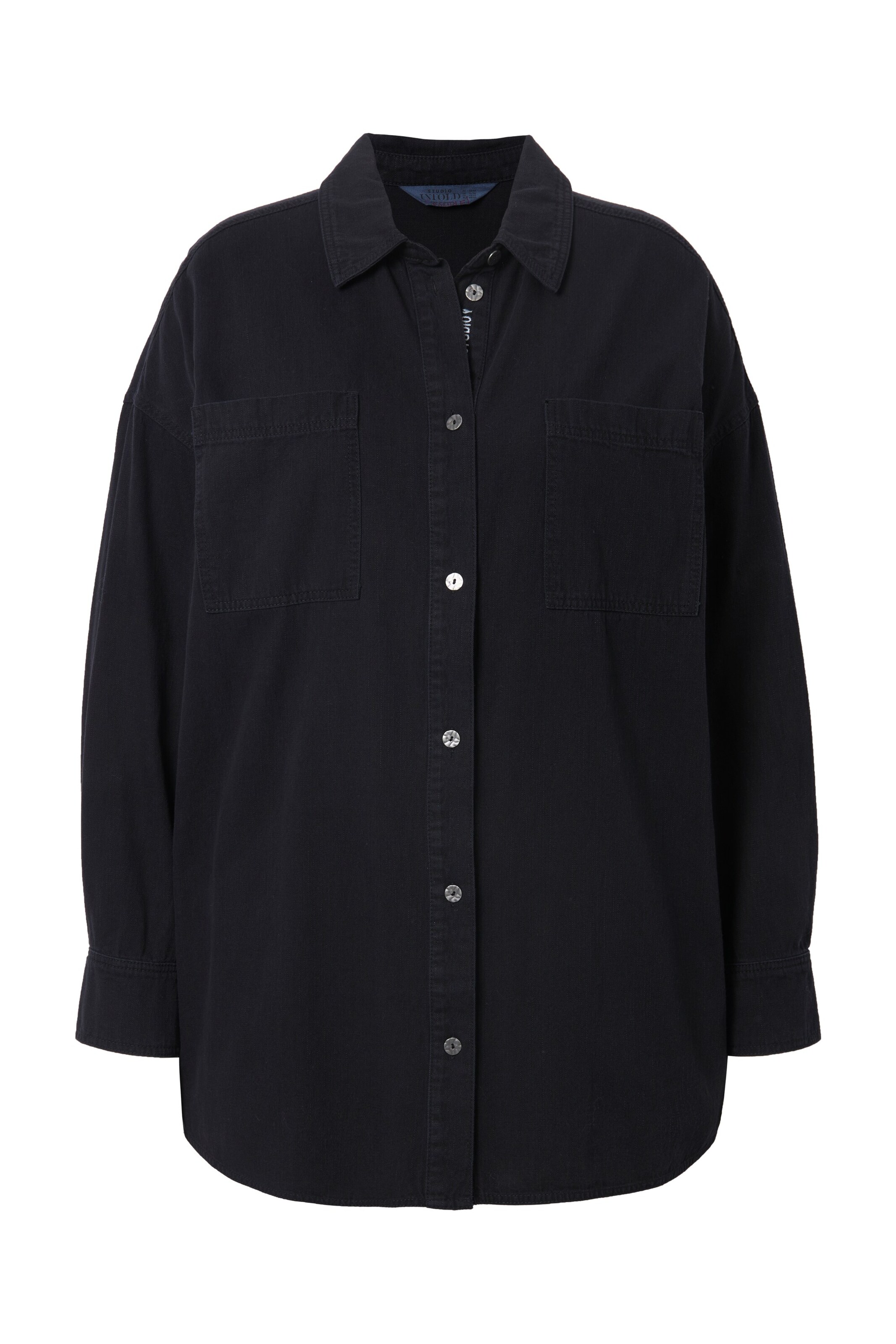 Studio Untold Bluse in Schwarz: Vorderseite