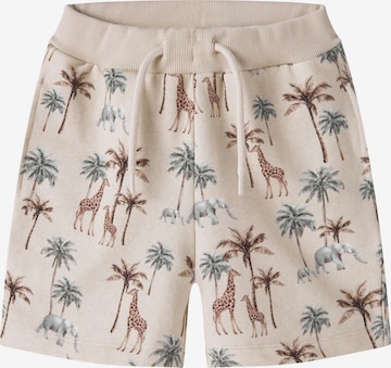 Pantalon NAME IT en beige : devant