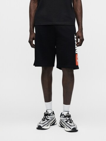 Loosefit Pantalon DIESEL en noir : devant