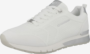 TOM TAILOR Sneakers in White: front