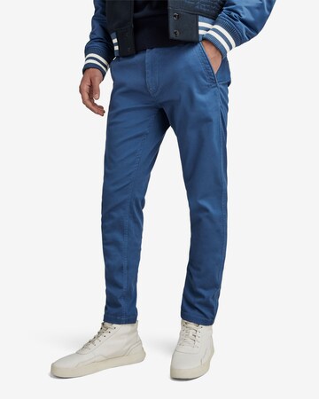 G-Star RAW Skinny Chinohose in Blau: predná strana