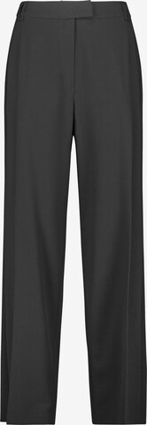 TAIFUN Wide leg Pleated Pants in Black: front