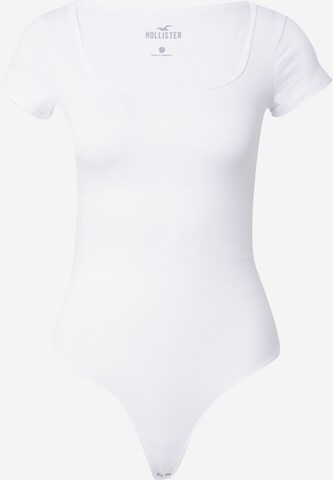 Shirtbody HOLLISTER en blanc : devant