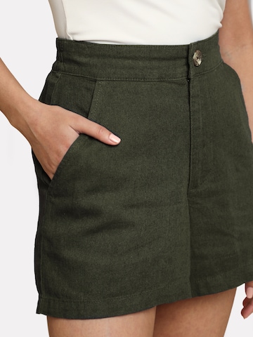 Threadbare Regular Shorts 'Cactus' in Grün
