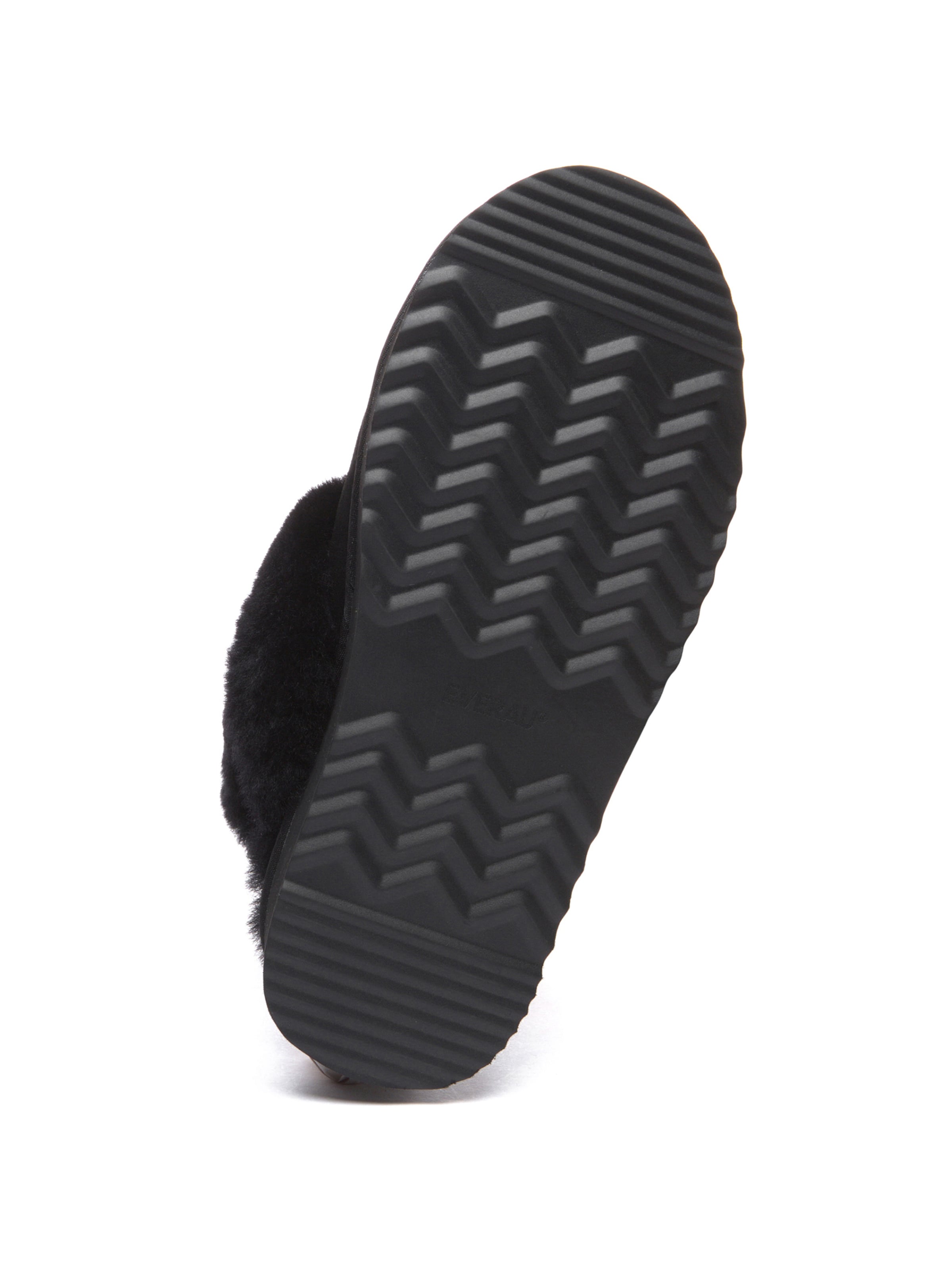 Everau - Pantufa 'Fantail' em preto