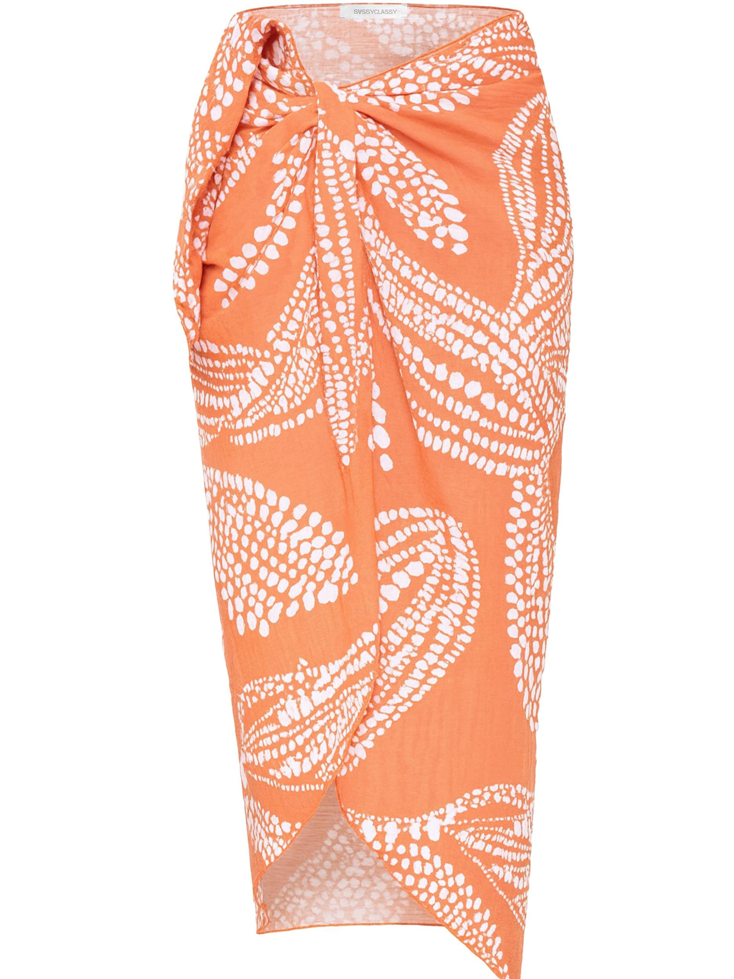 SASSYCLASSY Dress in Orange: front