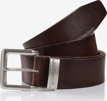 TOM TAILOR Belt ' JACOB' in Brown: front