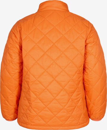 Zizzi Prechodná bunda 'Diamond' - oranžová