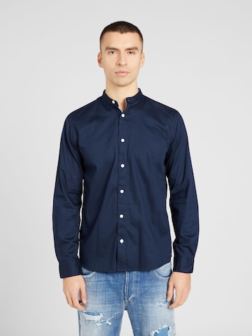 TOM TAILOR - Ajuste estrecho Camisa en azul: frente