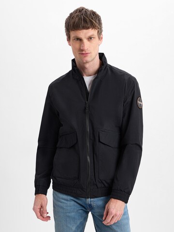 Veste mi-saison ' Giovi ' NAPAPIJRI en noir : devant