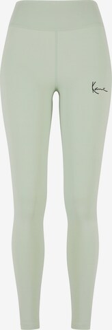 Skinny Leggings 'Essential' de la Karl Kani pe verde: față