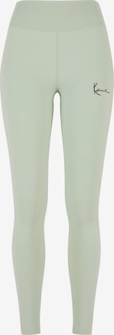 Skinny Leggings 'Essential' Karl Kani en vert : devant