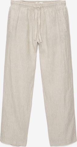 Loosefit Pantalon Pull&Bear en blanc : devant