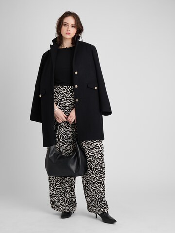 Guido Maria Kretschmer Curvy Wide leg Veckad byxa 'Mila' i svart