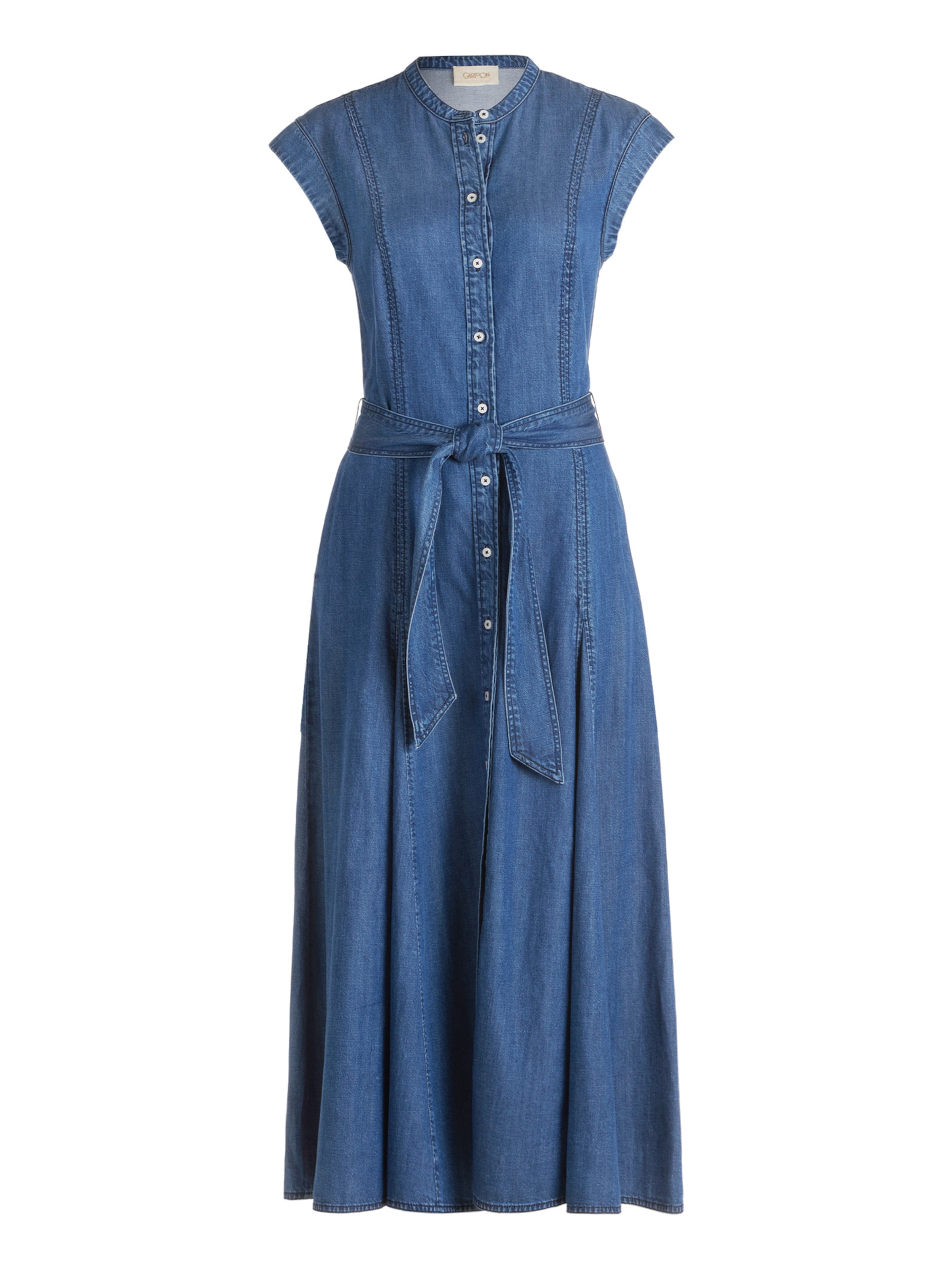 Abito da cocktail di Cartoon in blu: frontale