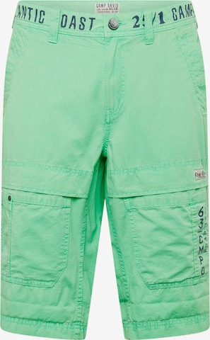Regular Pantalon CAMP DAVID en vert : devant