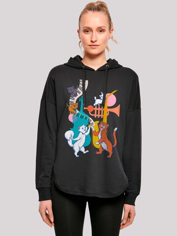 F4NT4STIC Sweatshirt 'Disney ' in Zwart: voorkant
