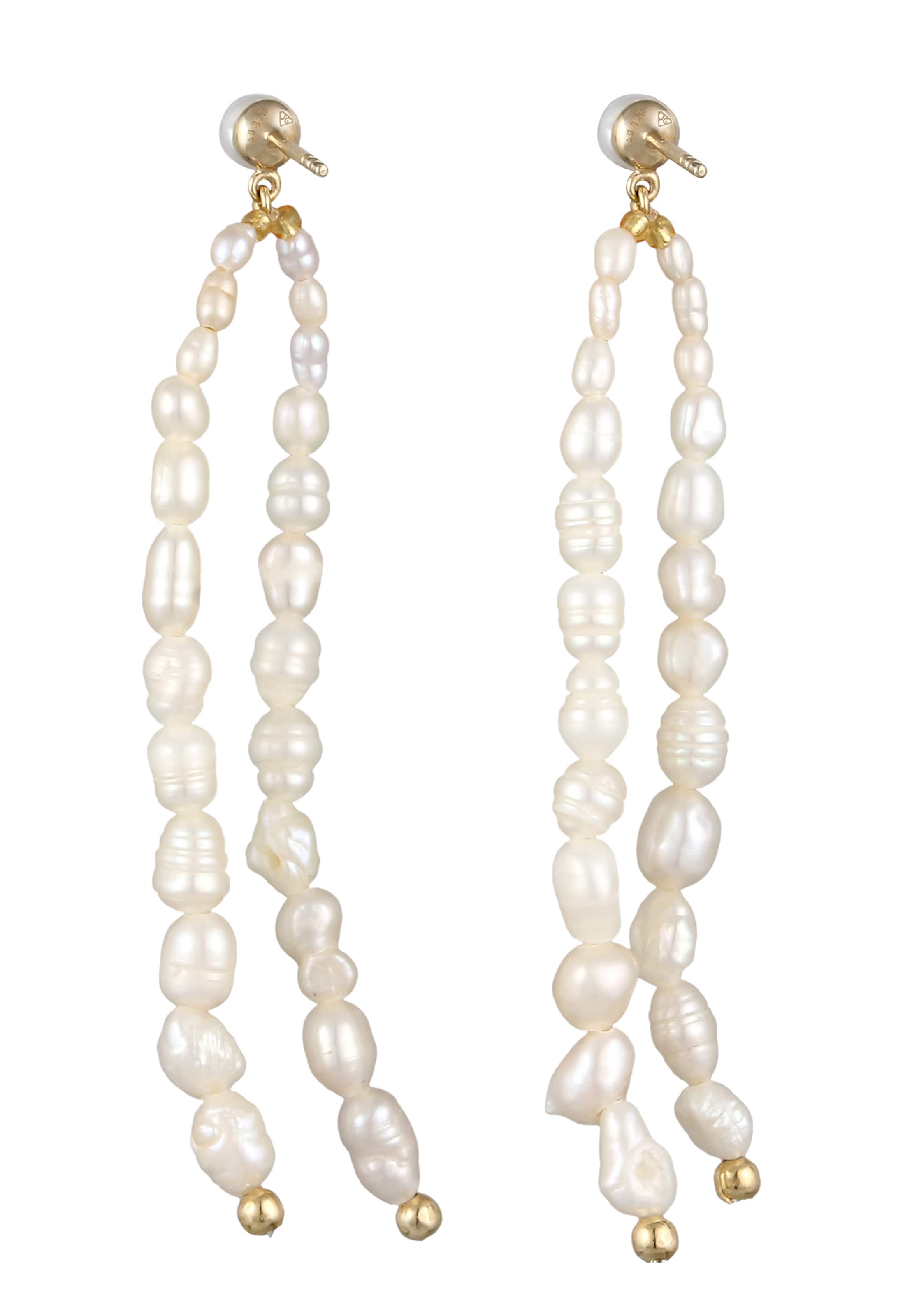 ELLI PREMIUM Ohrringe in Weiß