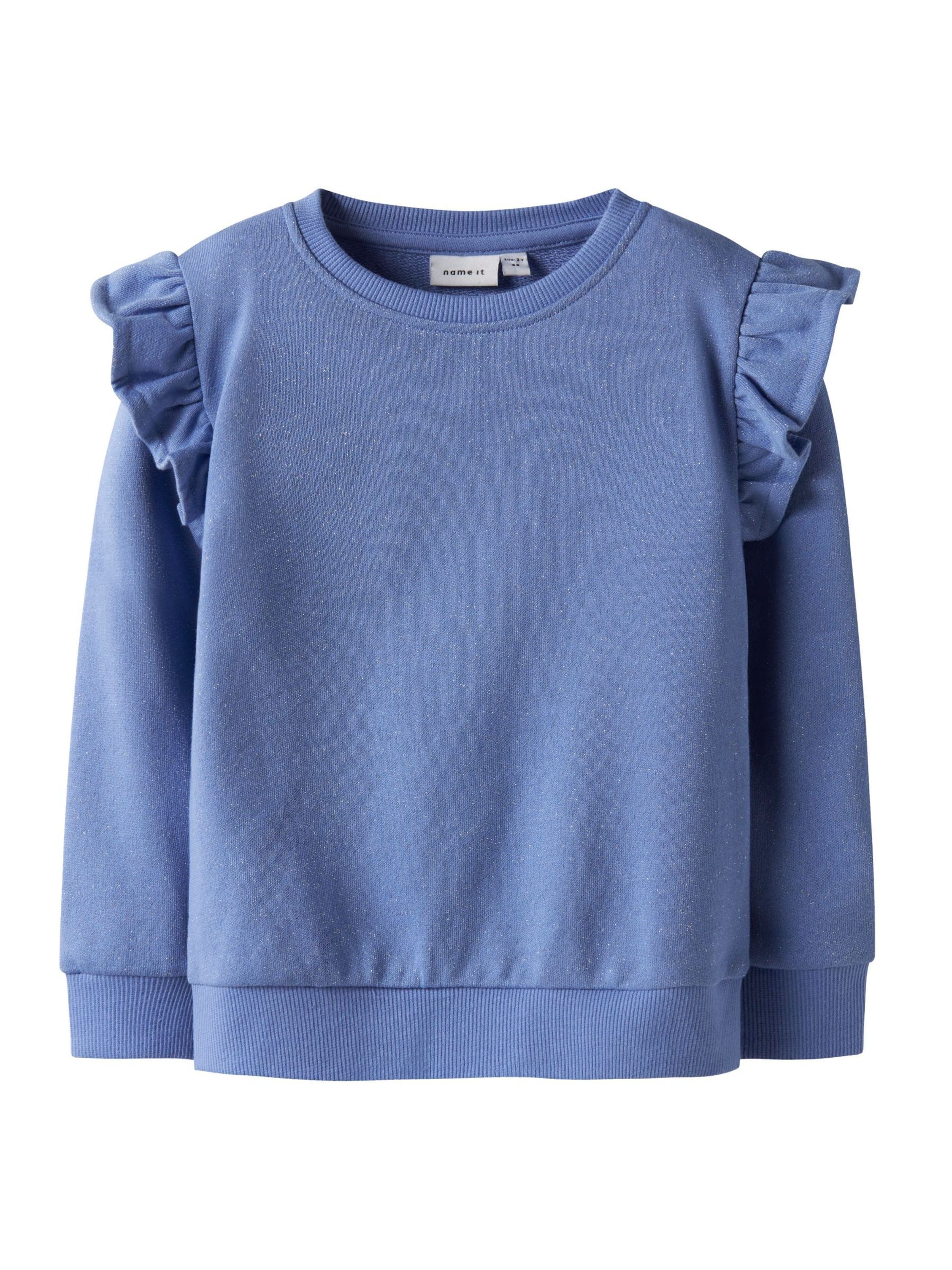 NAME IT Sweatshirt i blå: forside