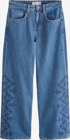 Wide Leg Jean Next en bleu : devant