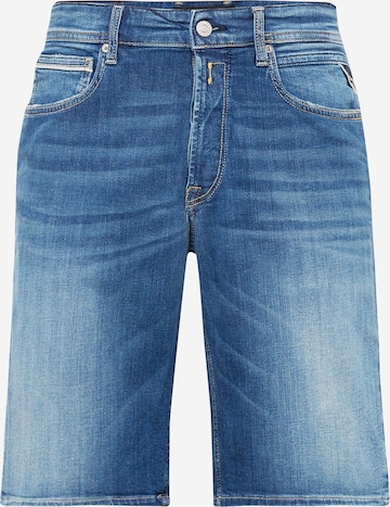 Regular Jeans 'GROVER' de la REPLAY pe albastru: față