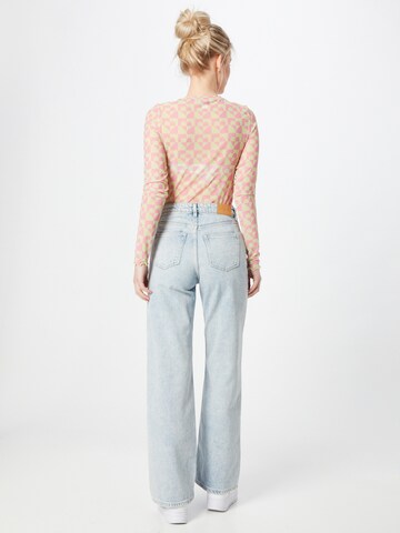 Monki Wide leg Jeans in Blauw