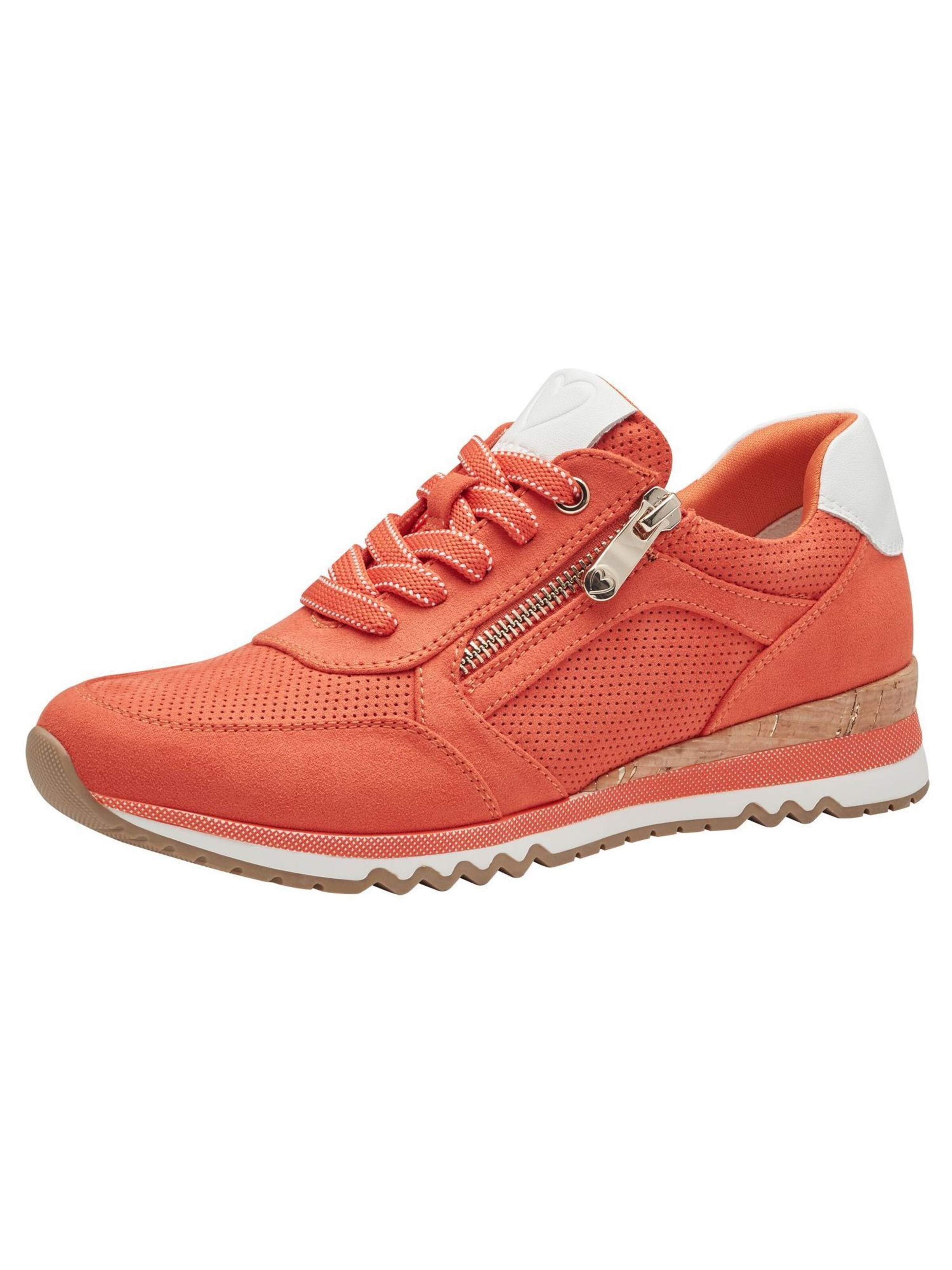 MARCO TOZZI Platform trainers in Orange: front