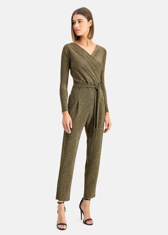 Nicowa Jumpsuit 'Bombano' in Goud: voorkant