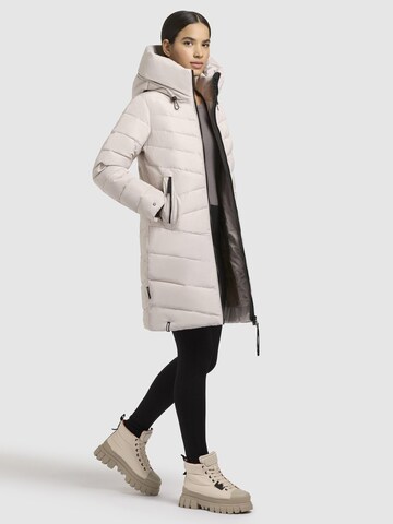 Manteau d’hiver 'Pluz-YM' khujo en beige