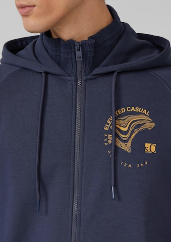 Veste de survêtement s.Oliver en bleu