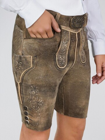 Regular Pantalon folklorique 'Herford' SPIETH & WENSKY en marron