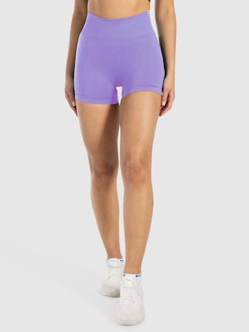 Skinny Pantalon de sport 'Amaze Pro' Smilodox en violet : devant