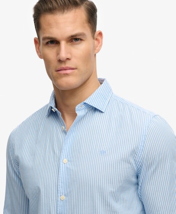 Coupe slim Chemise Superdry & Co en bleu