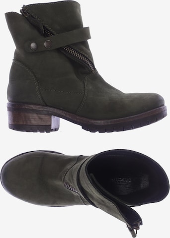 LAZAMANI Dress Boots in 37 in Green: front