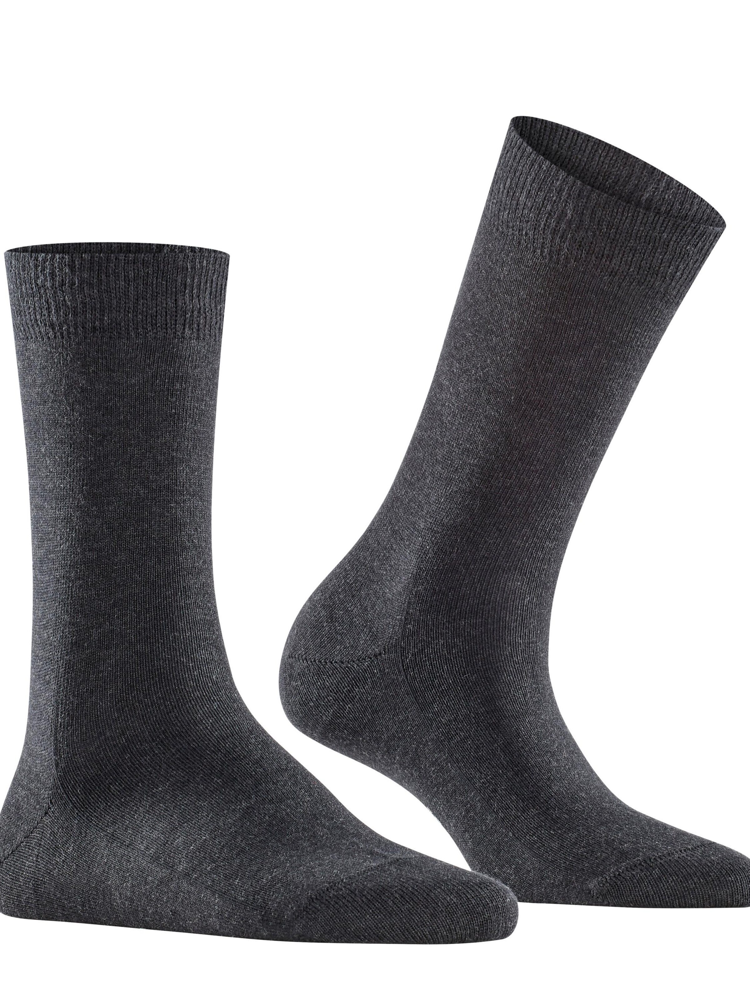 FALKE Socks 'Family' in Grey: front