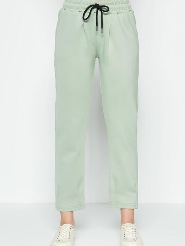 C&City Tapered Trousers in Green