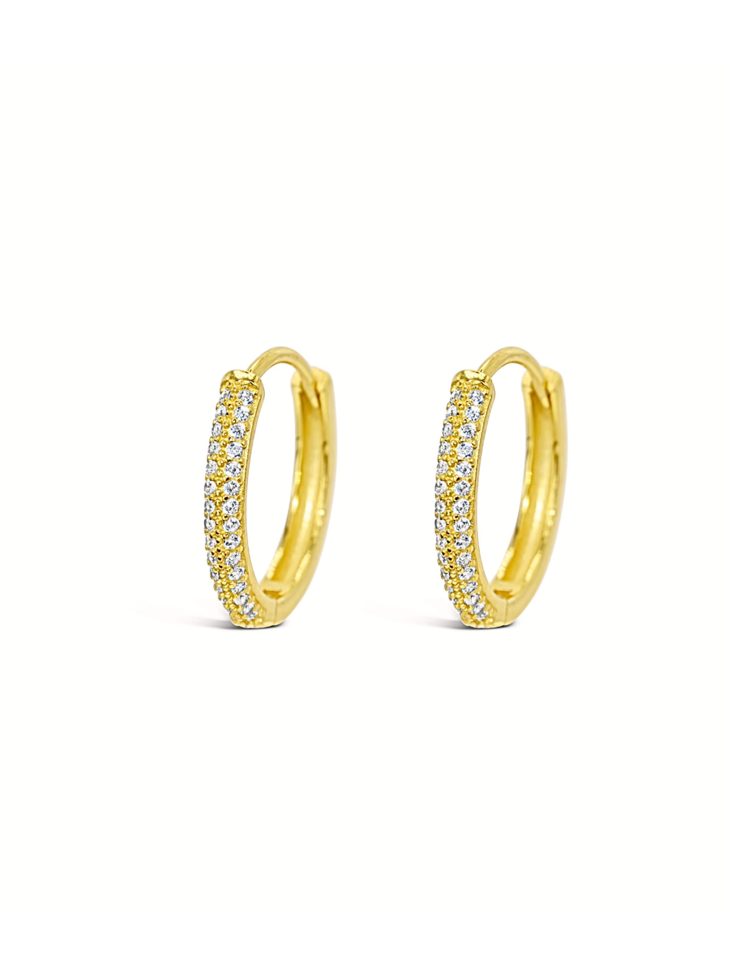 ARS-ARGENTI Ohrringe 'BLINGY HOOPS II gold'‌ in Gold