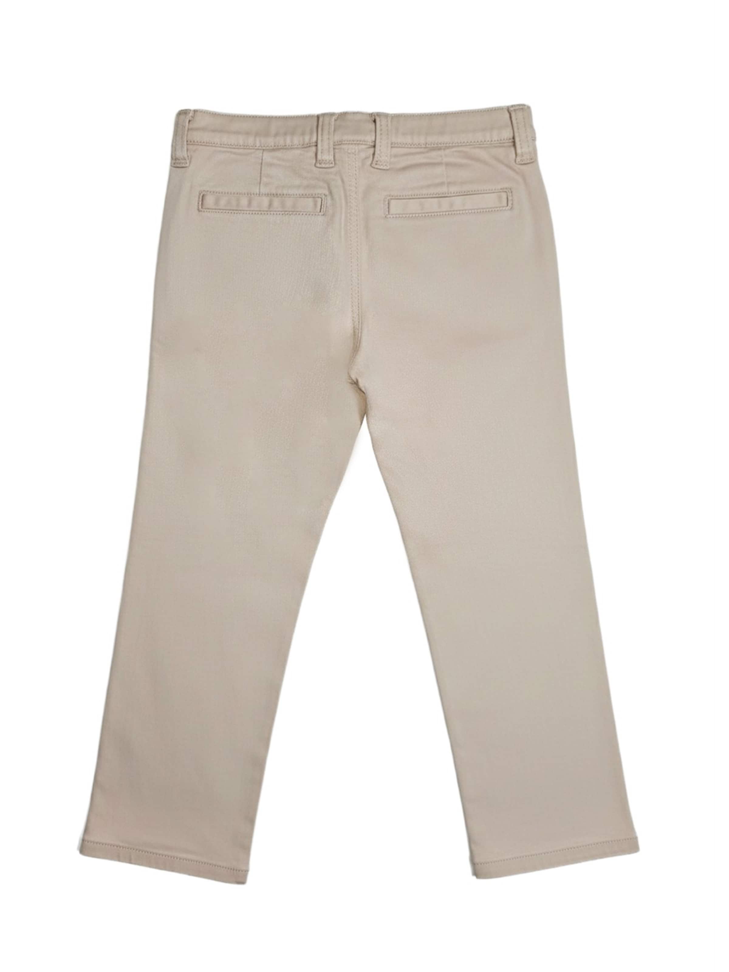 GUESS KIDS Slimfit Broek 'Pantalone beige per bambino' in Beige