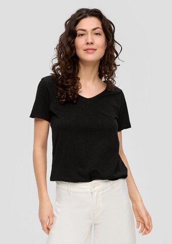 s.Oliver T-Shirt in Schwarz: Vorderseite
