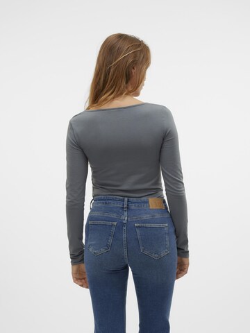 VERO MODA Shirt 'MAXI' in Grey